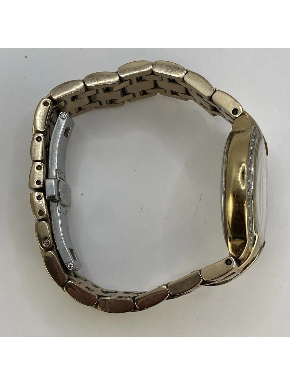 Citizen Eco-Drive Women Watch Gold Tone Diamond Accent Bezel 29mm EQ71-S085176